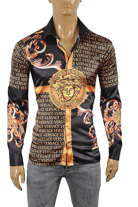 versace designer shirts|versace style shirts for men.